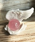 Natural Pink Rose Quartz Sphere Crystal Ball  Rose Quartz Crystal Ball  Gift
