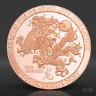 2 Oz Year Of The Dragon Copper Round  999 Fine Copper Bullion 2 Avdp Ounce