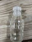 Vintage Glass Bottle W  Plastic Stopper 3 5        Made In Taiwan 1987