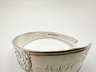Antique Sterling Silver 1800s Mnh Scroll Cuff Bracelet