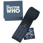 Mens Doctor Who Tardis Knitted Tie - Official Bbc Dr Who Gifts By Lovarzi
