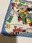 Vintage Micky Mouse Train Engineer Dopey Disney Cotton Child s Handkerchief
