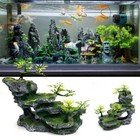 Mountain Aquarium Decorations Rockery Ornament Fish Tank Landscape Decor New