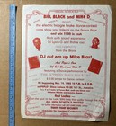 1983 Dj Bill Black Mike-d Lyvio-g Mike Blast Nyc Rap Show Flyer Hip Hop Breakin 