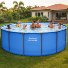 Bestway Steel Pro Max 15  X 48  Round Above Ground Swimming Pool For Backyard   