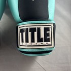 Title Boxing Gel World Bag Teal Gloves Size Large