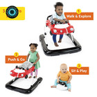 Little Speedster 3-in-1 Car Walker Red Racer Baby Activity Walker For Boys Girls