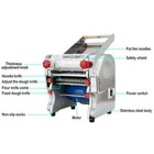 3 9mm 550w Noodle Machine Dumpling Skin Maker Electric Pasta Press Maker 110v Us