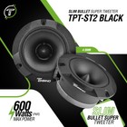  2  3 85  Super Tweeter Timpano 300w Tpt-st2 Black Bullet 4 Ohm Pro Audio Pair