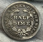 1838 H10c Seated Liberty Half Dime   rkoxx1852