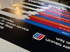 Original Vintage New York United Air Lines Travel Poster 22 X 28