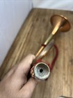 Vintage Brass Hunting Horn Coaching Post Bugle 14in Bell Diameter 3 7 8 
