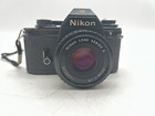 Nikon Em 35mm Film Slr Camera W  Series E 50mm F1 8 Lens Tested   Works