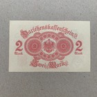         Germany 2 Mark Banknote 1914 Aunc German Ww1 Wwi Era Currency Paper Money