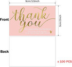 100 Pcs Thank You Cards Small Business 2 X 3 5 Inches Thank You For Your Order C
