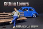 Sitting Lovers Male Green Figure American Diorama 38330 1 24 2 75 