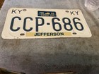 Kentucky License Plate 1983 Jefferson County Ccp 686