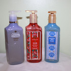 3pc Bath   Body Works Cleansing Gel Hand Soap  Lavender  Season  Rainforest  8oz
