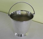 Silver Ice Pail With Strainer   Applied Plain Mount