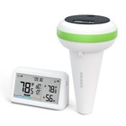 Solar Wireless Pool Thermometer Set 300m 980ft Ultra Long Transmission Hot Tubs