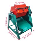 Heavy-duty 60l Rotary Tumbler Polisher For Metal Parts Finishing deburring 110v