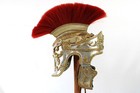 Roman Silver-plated Red Bronze Helmet   Legates  Tribunes  Consuls  Praetorians