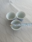 Three Old Chinese Cups With Bamboo Patterns