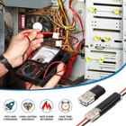 50pc 2-way Quick Wire Connectors Waterproof Locking Buckle 18-22awg Solderless