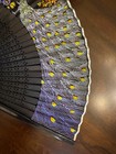 Spanish-style Hand-painted Fabric Peacock Performance Fan