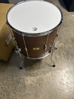 Pork Pie Hip 18 Diameter X 16 Deep Floor Tom  Natural Mahogany 
