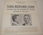 1922 Wanted For Murder Of A Police Officer St  Louis Criminal Historical Poster