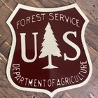 Vintage Us Forest Service Department Of Agriculture Metal Sign