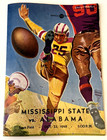 Vintage Oct  23  1948  Mississippi State Vs  Alabama Sec Football Program