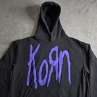 Ko  n Korn Official 2024 Live North America Tour L s Hoodie Medium Black Euc