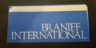 Braniff Airlines 1980s Unused Ticket Jacket Airline
