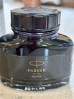 Parker Quink Bottled Ink For Fountain Pens - Permanent Black - New In Box