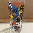 Vintage 1989 Super Mario Bros 2 Nintendo Nes Era Promotional Glass Cup Vgc