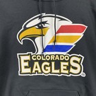 Colorado Eagles Hockey Hoodie Men s Medium Black Sweatshirt Hooded Ahl Sweater