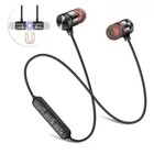 Headphones Wireless Bluetooth Sport Gym Earphones Earbuds Headset With Mic Bass