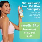 Aloe Vera Body Spray For Sunburn Relief And Hydration  8 5 Oz