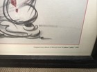 Disney Mickey Mouse    canine Caddy    Swoosh Framed Golf Print 1941 Story Sketch