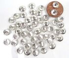 50 Antique Silver Pewter Washers Spacer Caps Beads 7mm 