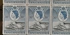 British Kut Qe Ii 1954 30c Value  With Vignette Dam Inverted  Hariastamp Block