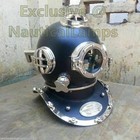 Diving Helmet Mark V Deep Sea Scuba 18  Full Size Antique U s Navy Brass Divers