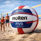 Molten 1455065 V5b5000 Beach Volleyball - Red  White   Blue