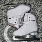 Jackson Ultima Softskate Girls Figure Ice Skates  White pink  Size 3