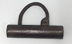 Antique Hand Forged Metal Barrel Cylinder Lock Padlock Shackle No Key Hr21