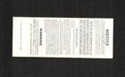 1966 World Series Game 3 Ticket Stub Baltimore Orioles Los Angeles Dodgers