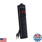 Cyberpower Csb404 Essential Surge Protector  450j 125v  4 Outlets  4ft Power 