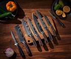 High Carbon Steel 8piece Kitchen Knife Set  